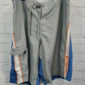 Mens Hurley Board Swim Trunks Shorts Size 36